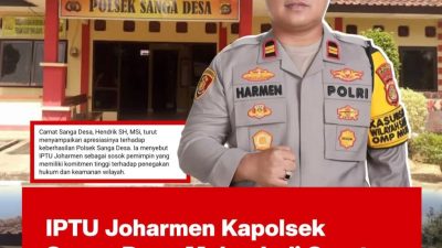 Tokoh Masyarakat Dan Pejabat Apresiasi Kinerja Kapolsek Sanga Desa Muba.