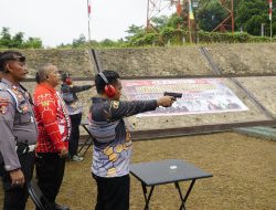 HUT Bhayangkara Ke-79 Polres Prabumulih adakan Lomba Menembak