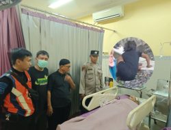 Warga Prabumulih Nyaris Tewas Tersambar Kereta Api