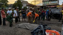 Lansia Tewas Tertabrak Kereta, Diduga Sengaja Masuk Rel
