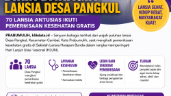Pertagas Bikin Bahagia Lansia Desa Pangkul 