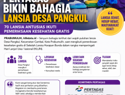 Pertagas Bikin Bahagia Lansia Desa Pangkul 