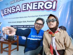 Ribuan Siswa Dapat Kacamata Gratis, PHE Luncurkan Program Lensa Energi
