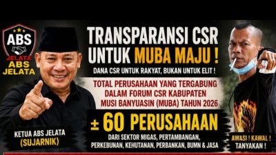 Dana CSR Puluhan Perusahaan di Muba Disorot, Aktivis: “Informasinya Sangat Gelap”
