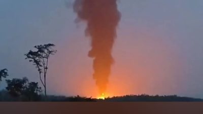 Sumur Minyak Ilegal Meledak di Keban 1, Pekerja Diduga Alami Luka Bakar Serius