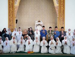 Pakai Pakaian Ihram, Anak RA di Prabumulih Belajar Haji Sejak Dini