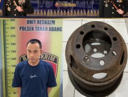 Terekam CCTV Saat Curi Velg Fuso, Pria di PALI Diciduk Polisi
