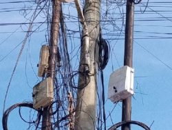 Kabel Internet Numpang Tiang PLN, ULP Sekayu Beri Tenggat 3 Bulan untuk Ditertibkan
