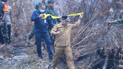 Dua Lahan Karhutla di Banyuasin Disegel, Pemilik Terancam Sanksi