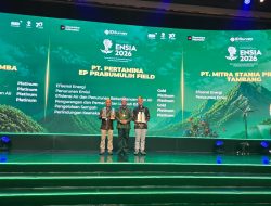 Pertamina EP Prabumulih Borong 6 Penghargaan ENSIA 2026, 4 Raih Platinum