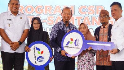 Dua Rumah Layak Huni dan 13 Sumur Bor dari Perta-Samtan Gas Bantu Warga Prabumulih